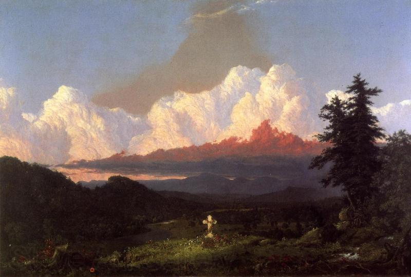 Frederic Edwin Church To the Memory of Cole Norge oil painting art